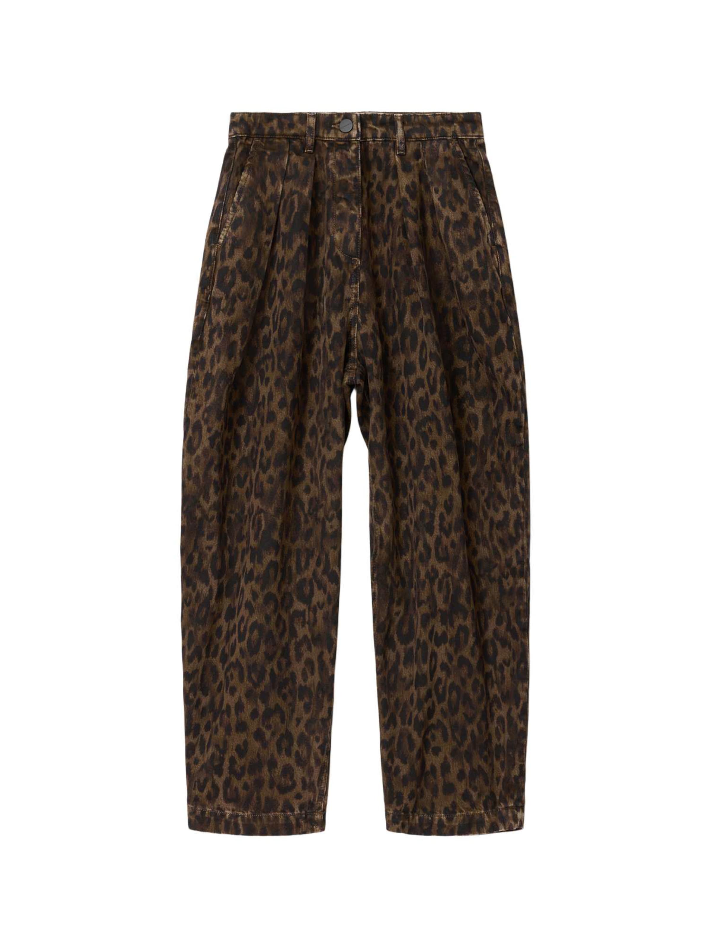 AllSaints Luźne Jeansy 'BECCA' w kolorze brązowy: przód