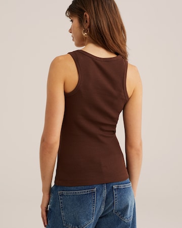 WE Fashion - Top en marrón
