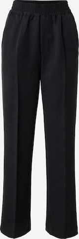 mbym Wide leg Pleated Pants 'Phillipa Press' in Black: front