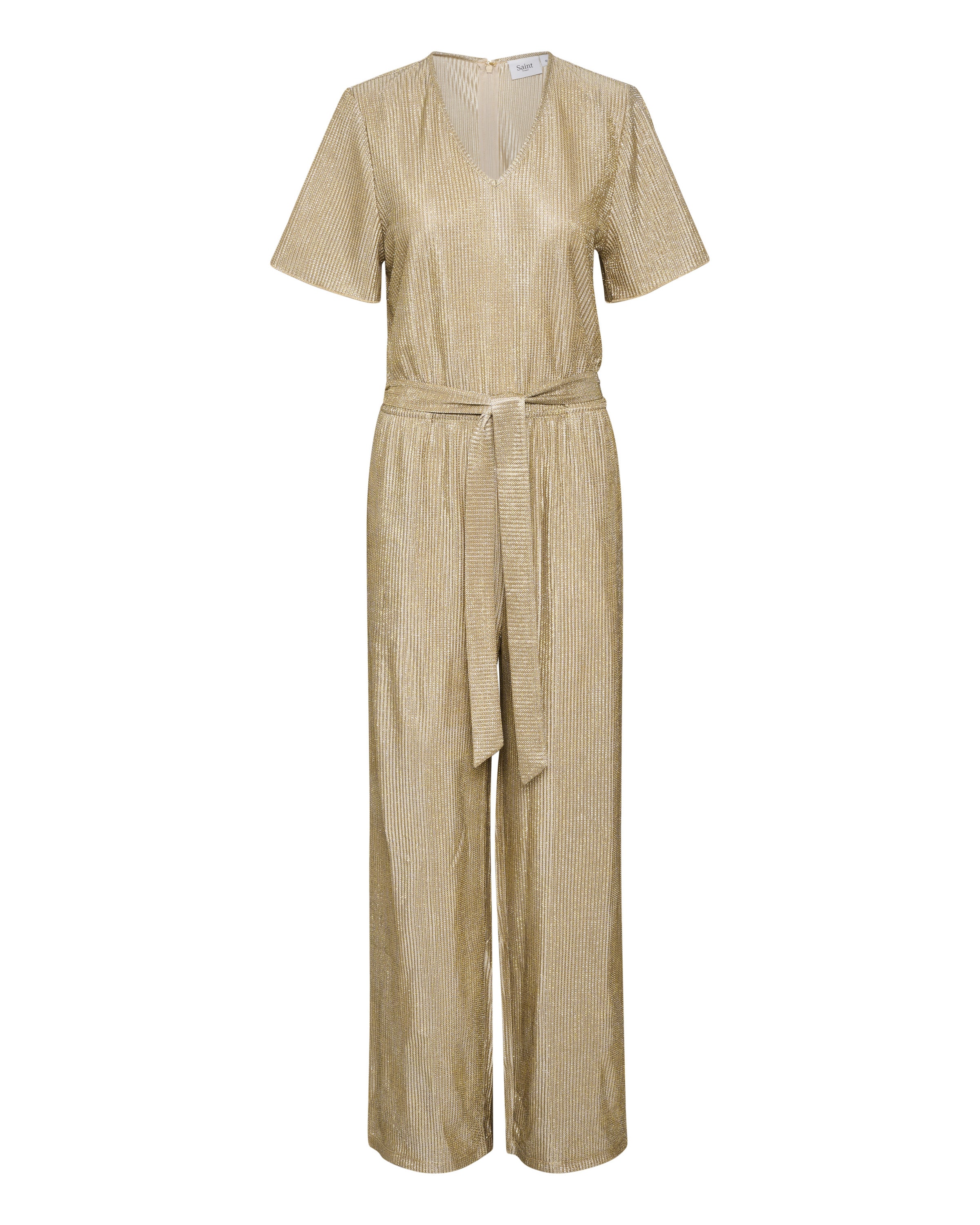 SAINT TROPEZ Jumpsuit 'Evy' in Gold: front