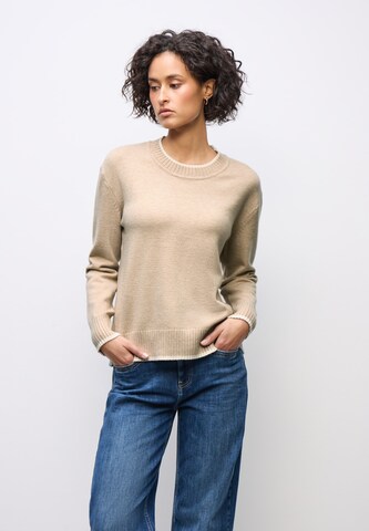 STREET ONE Pullover in Beige: Vorderseite