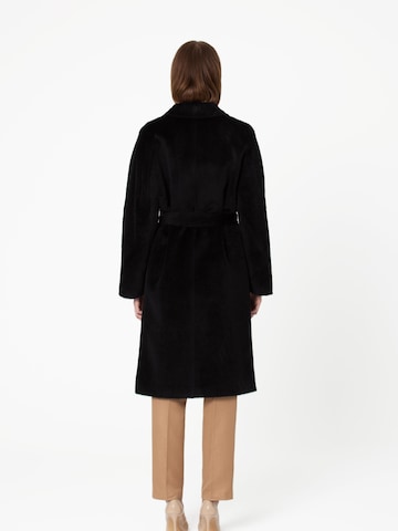 Giodoro - Sobretudo de inverno 'Adioro Black Alpaca Coat' em preto