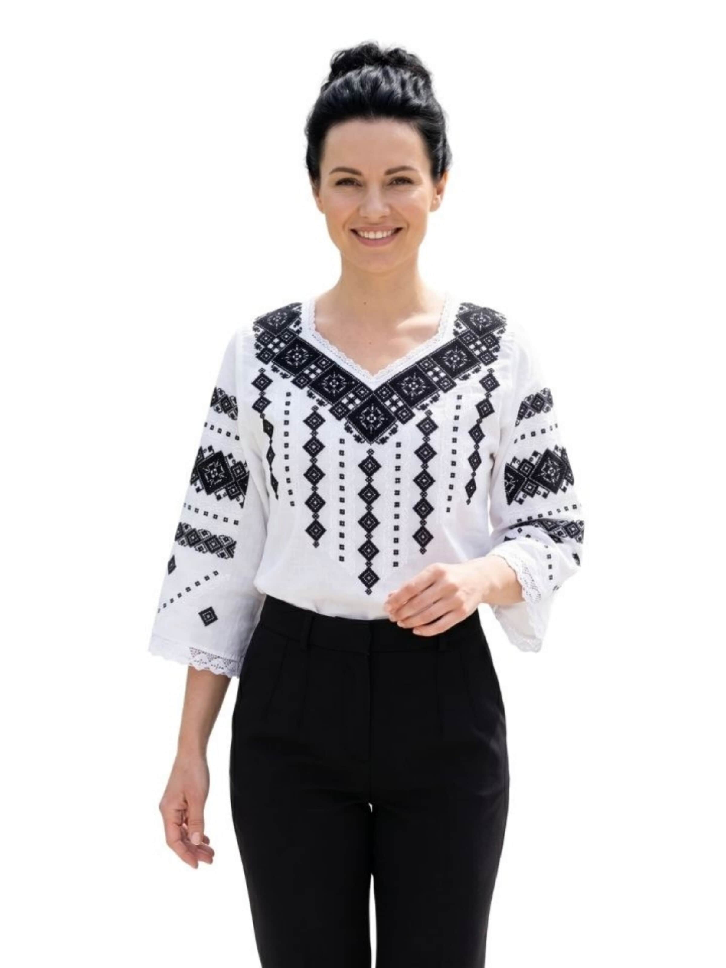 Rody’s forever Dirdnl-bluse i hvid: forside