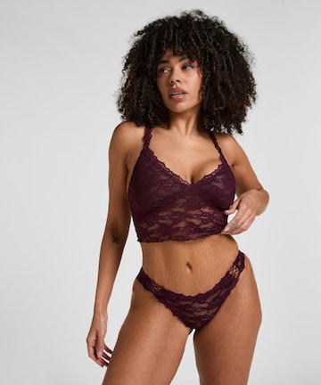 Hunkemöller Bustier BH in Lila: voorkant