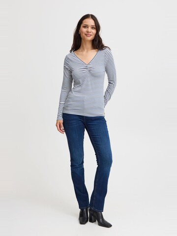 Fransa Top in Blau