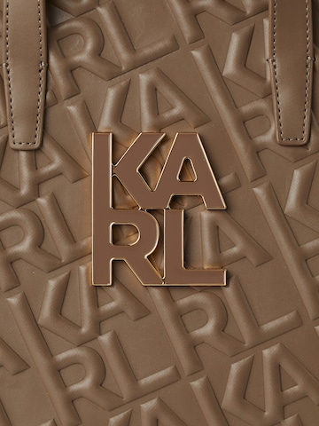 Shopper di Karl Lagerfeld in marrone