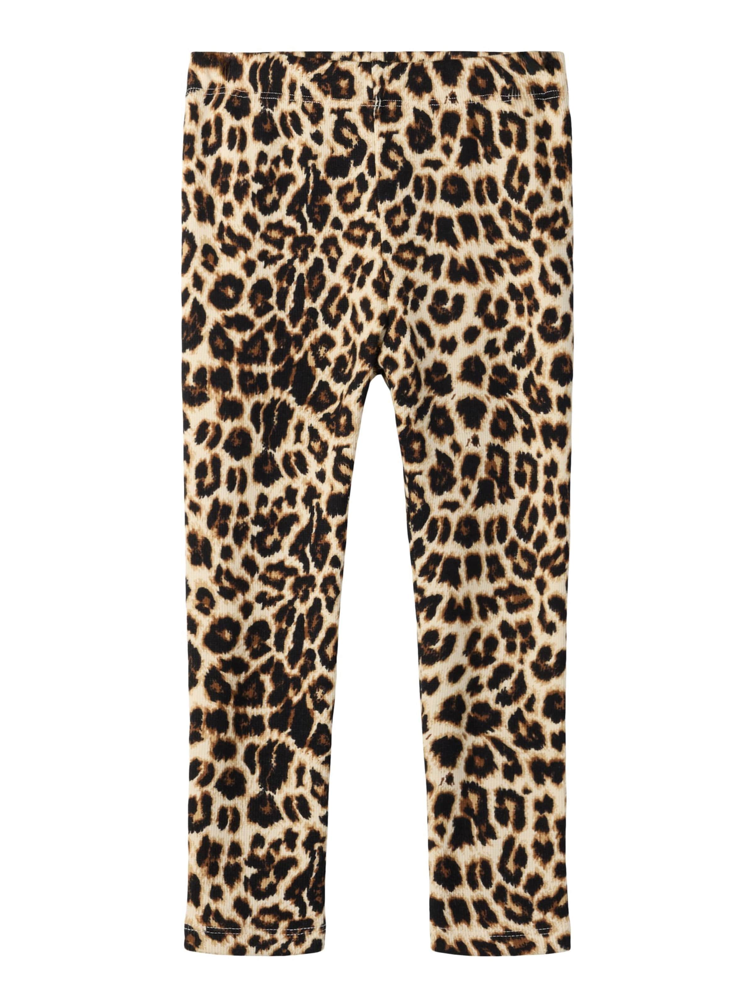 NAME IT Slimfit Leggings i brun: forside