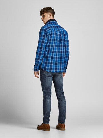 JACK & JONES Slimfit Jeans 'Tim' in Blauw