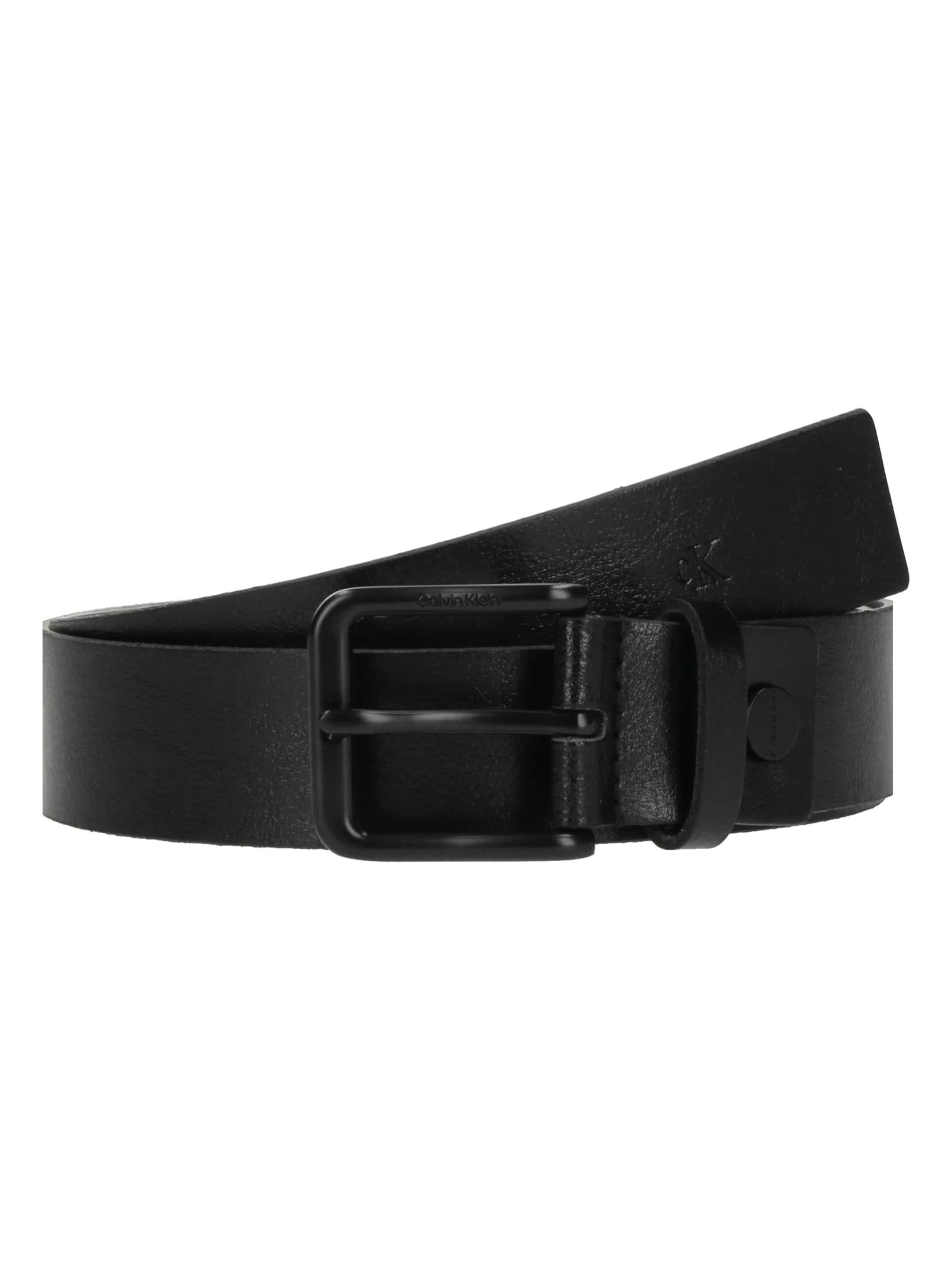 Ceinture Calvin Klein en noir : devant