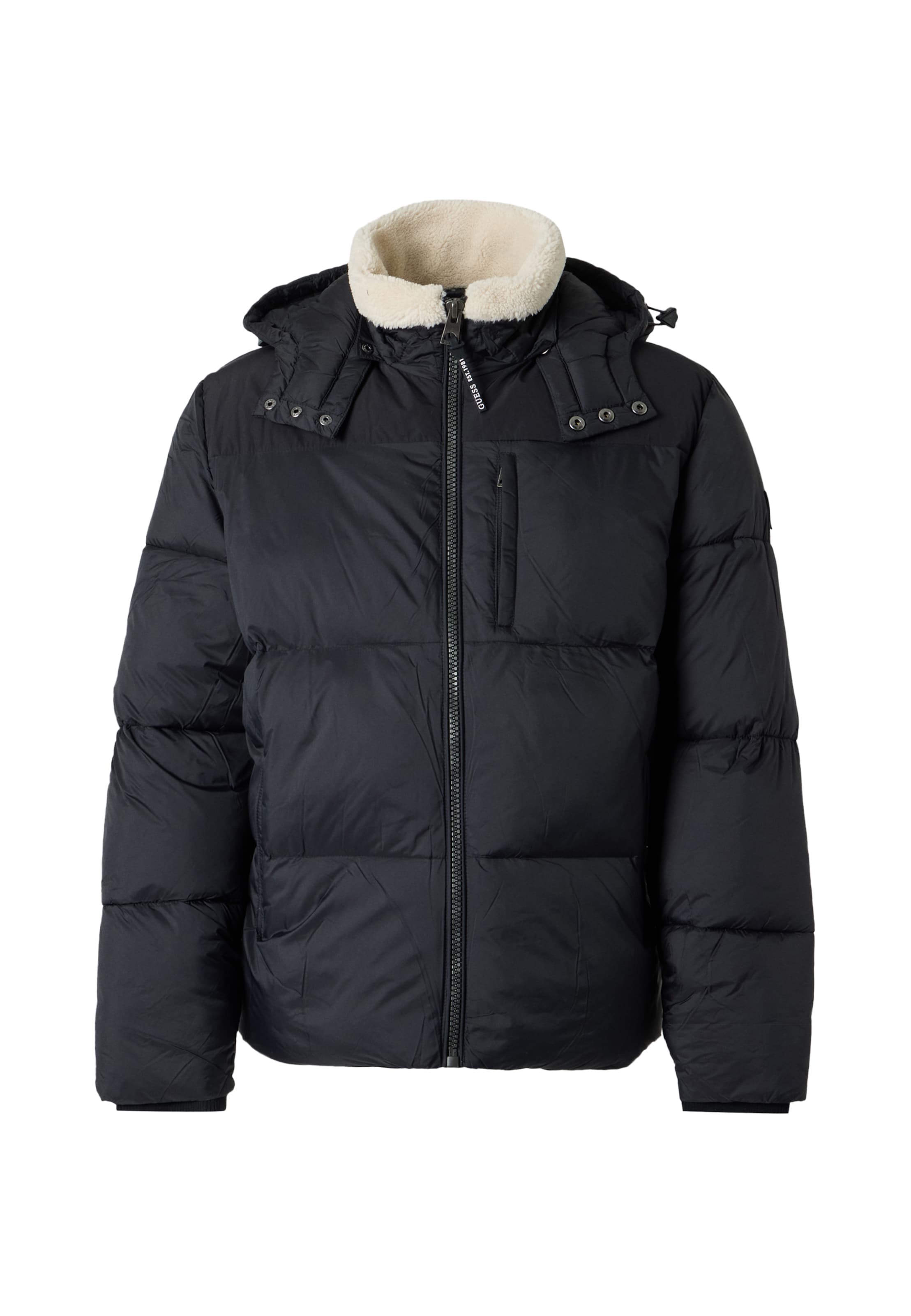 GUESS Зимняя куртка 'ZENITH' в Черный: спереди