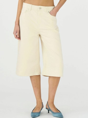 Ivy Copenhagen Wide Leg Bukser 'Augusta' i beige