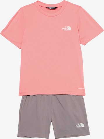 THE NORTH FACE Treenipuku värissä vaaleanpunainen: etupuoli