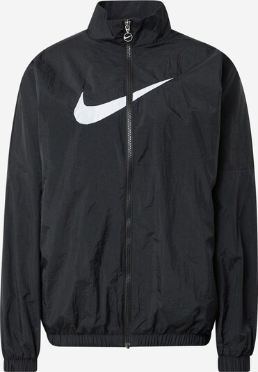 Nike Sportswear Jacke 'NSW Essential' in schwarz / weiß, Produktansicht