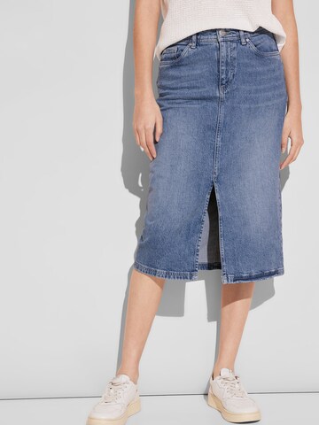 STREET ONE Rok in Blauw: voorkant