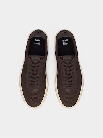 BOSS Rövid szárú sportcipők 'Kieran' - barna