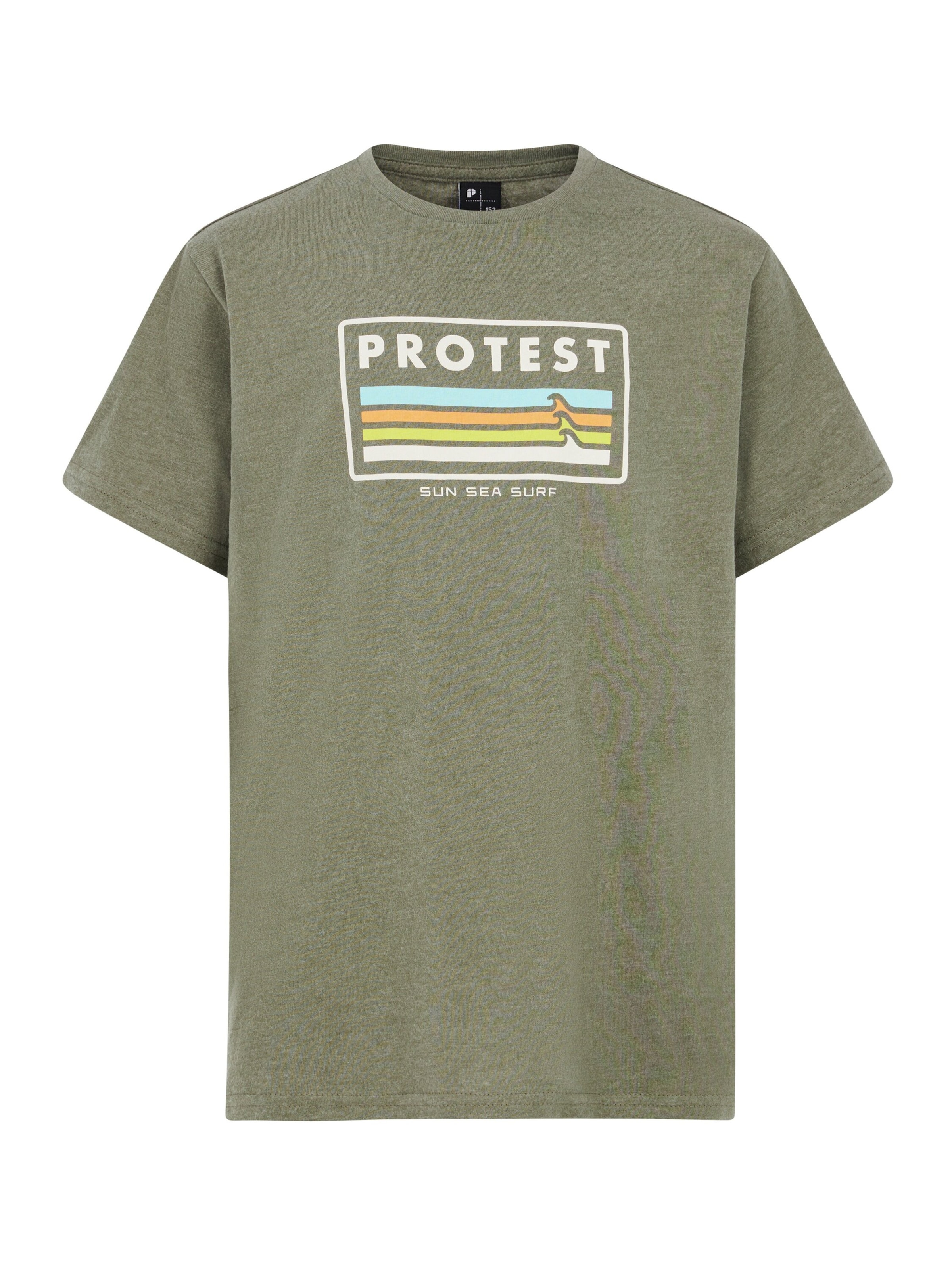 PROTEST Shirt 'PRTMarius JR' in Green: front
