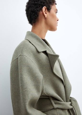 MANGO Between-Seasons Coat 'Verdi' in Green