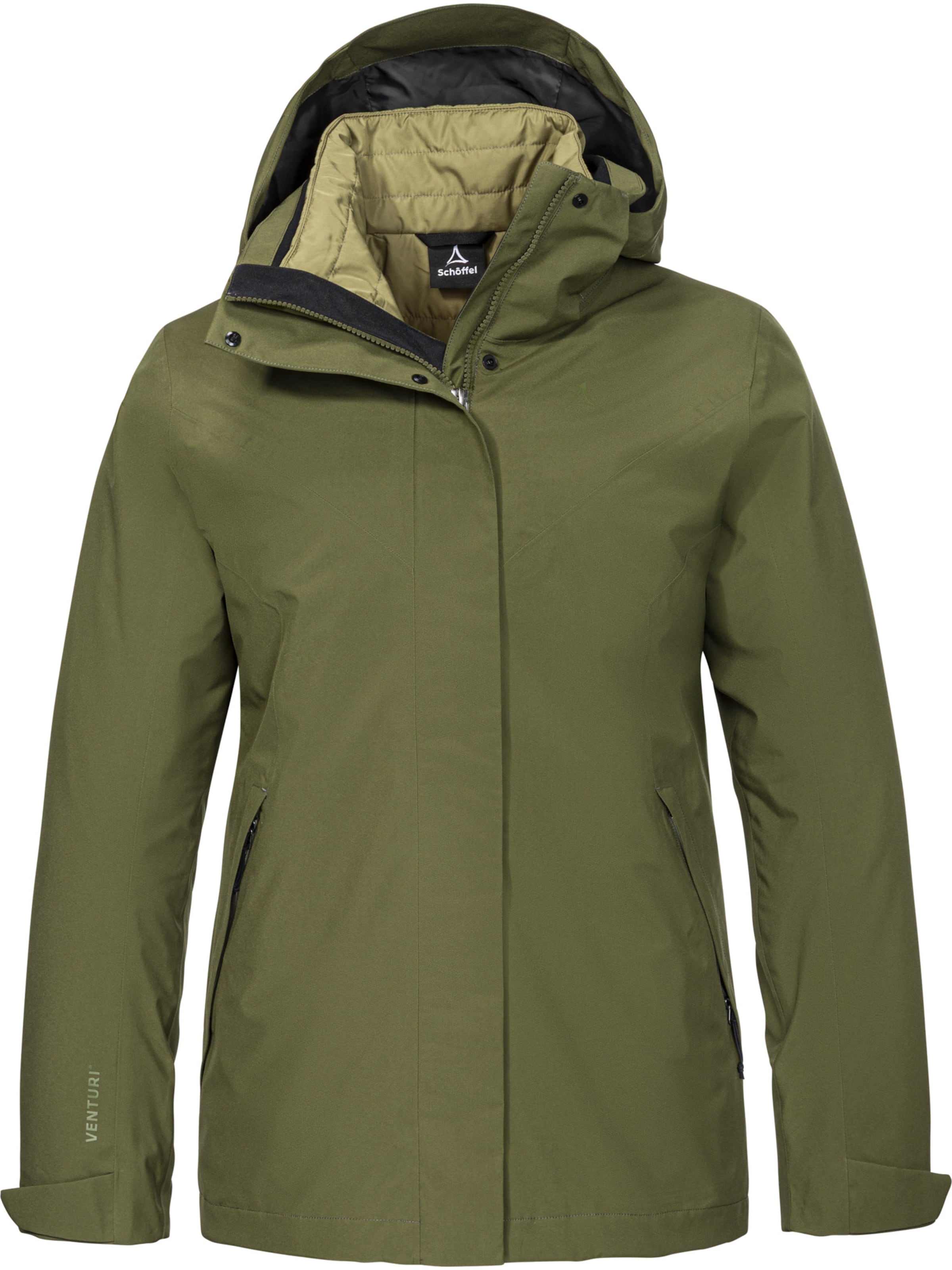 Schöffel Outdoorjacke in Grün: Vorderseite
