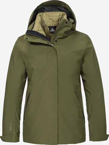 Schöffel Outdoorjacke in Grün: Vorderseite