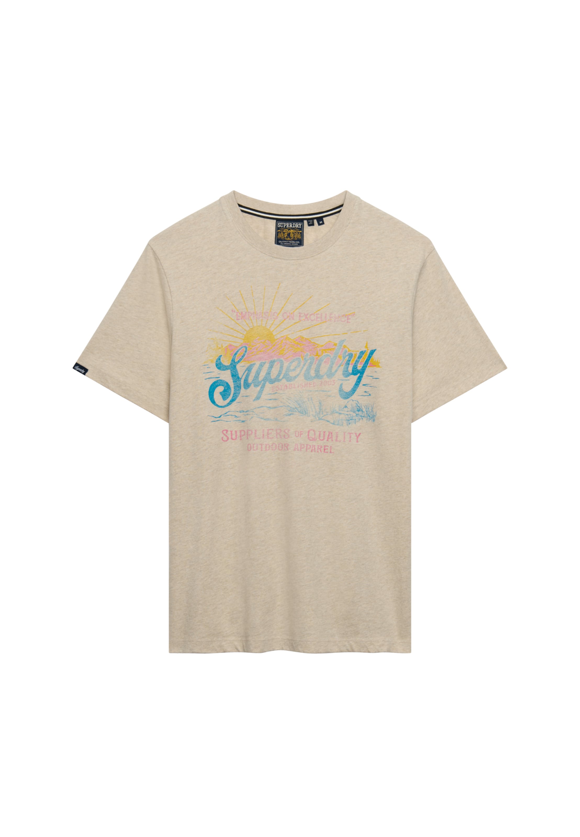 Superdry & Co Shirt in Beige: front