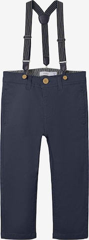 NAME IT Slimfit Kalhoty 'RYAN' – modrá: přední strana