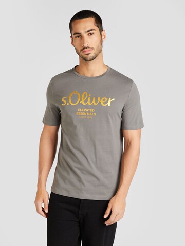 Maglietta di s.Oliver in grigio: frontale