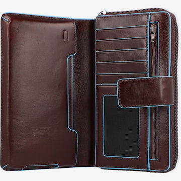 Piquadro Wallet 'Blue Square' in Brown