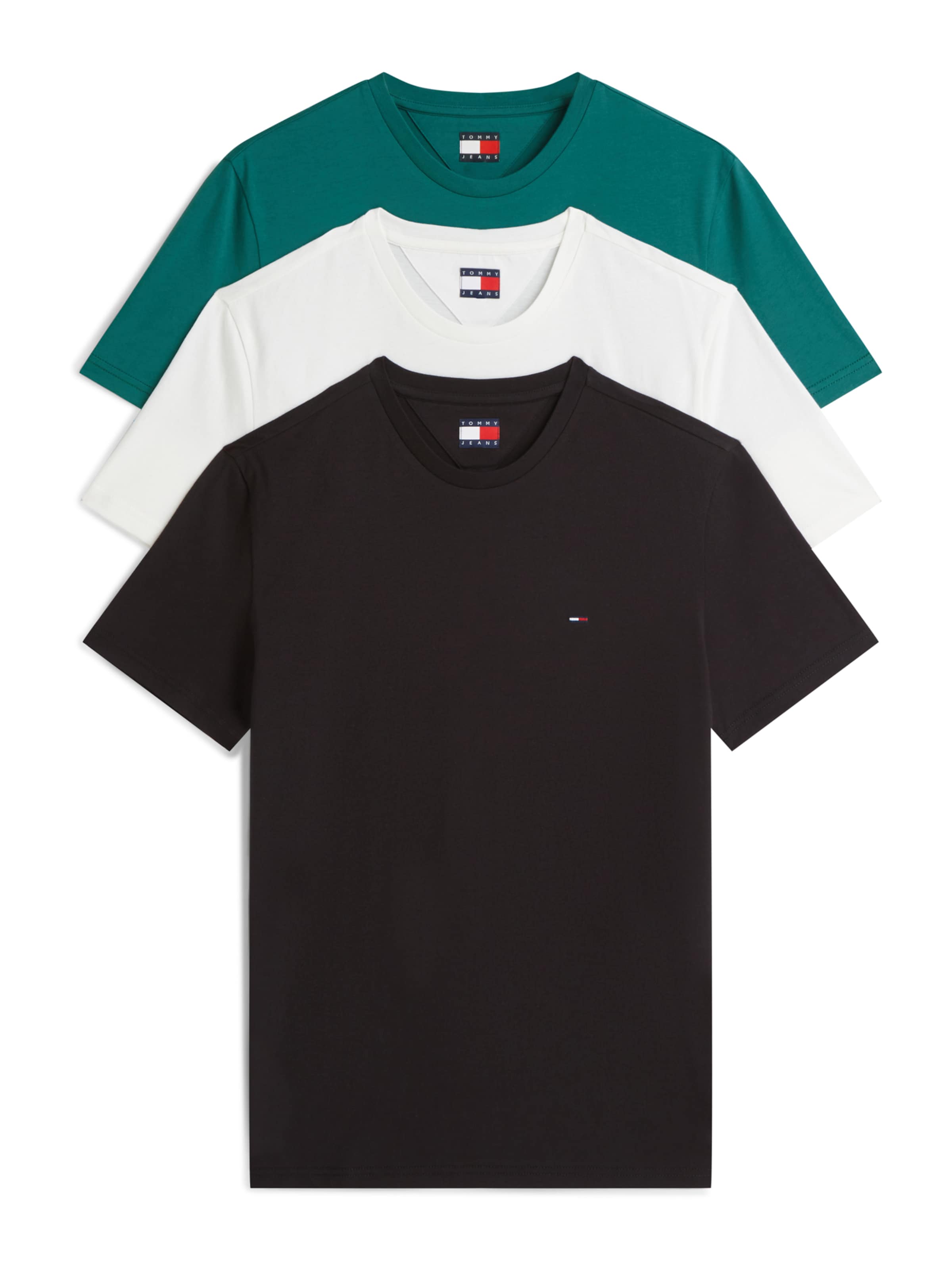 Tommy Jeans Футболка в Зеленый: спереди