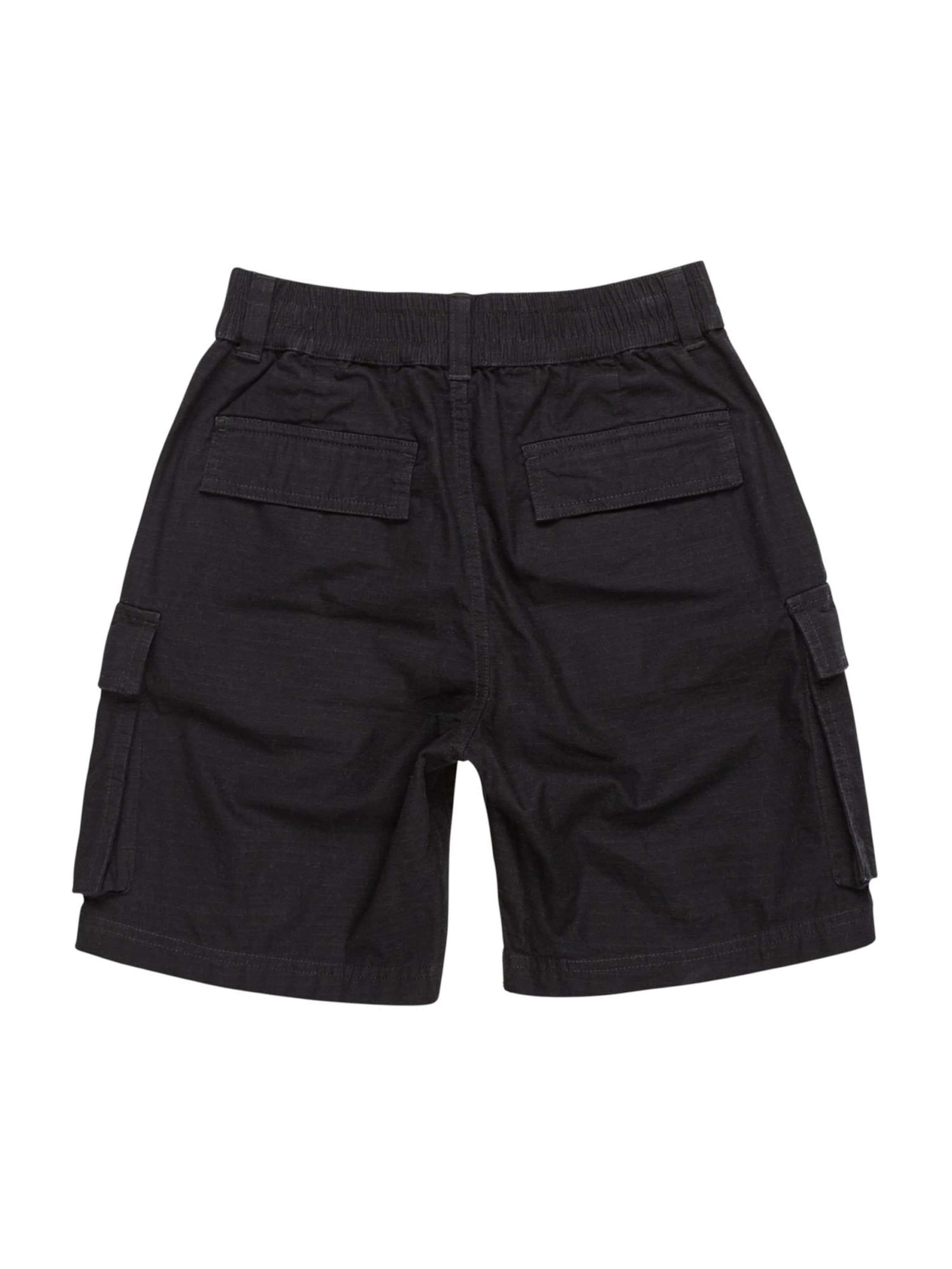 DC Shoes Wide leg Sportbyxa 'TUNDRA' i svart