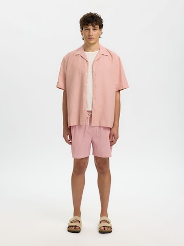 SELECTED Comfort Fit Skjorte 'SLHClay' i pink