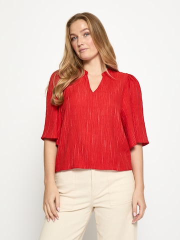 Peppercorn Top 'Gaby' in Orange: front