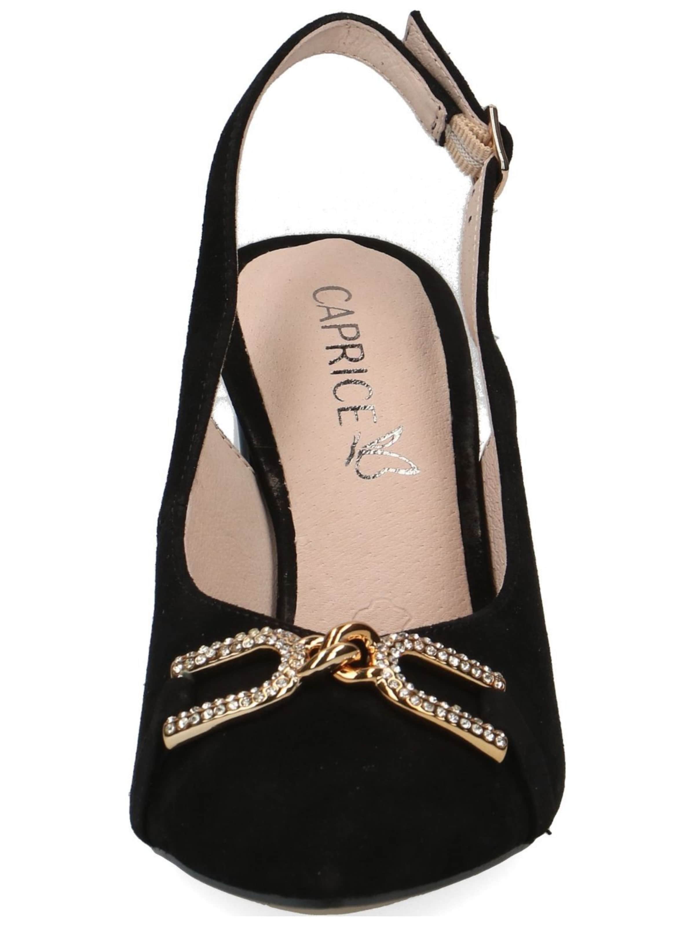CAPRICE Slingback Pumps in Black
