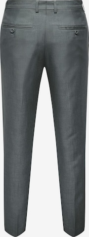 Only & Sons Slim fit Pleated Pants in Grey
