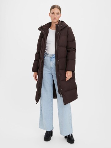 VERO MODA Winter Coat in Brown