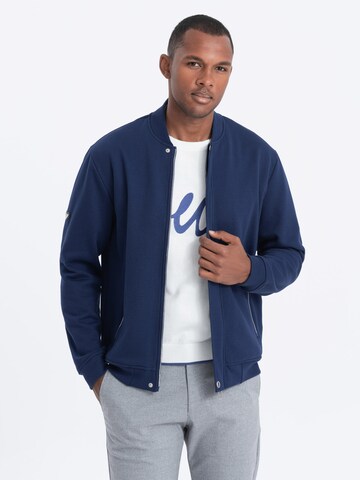 Ombre Sweat jacket in Blue
