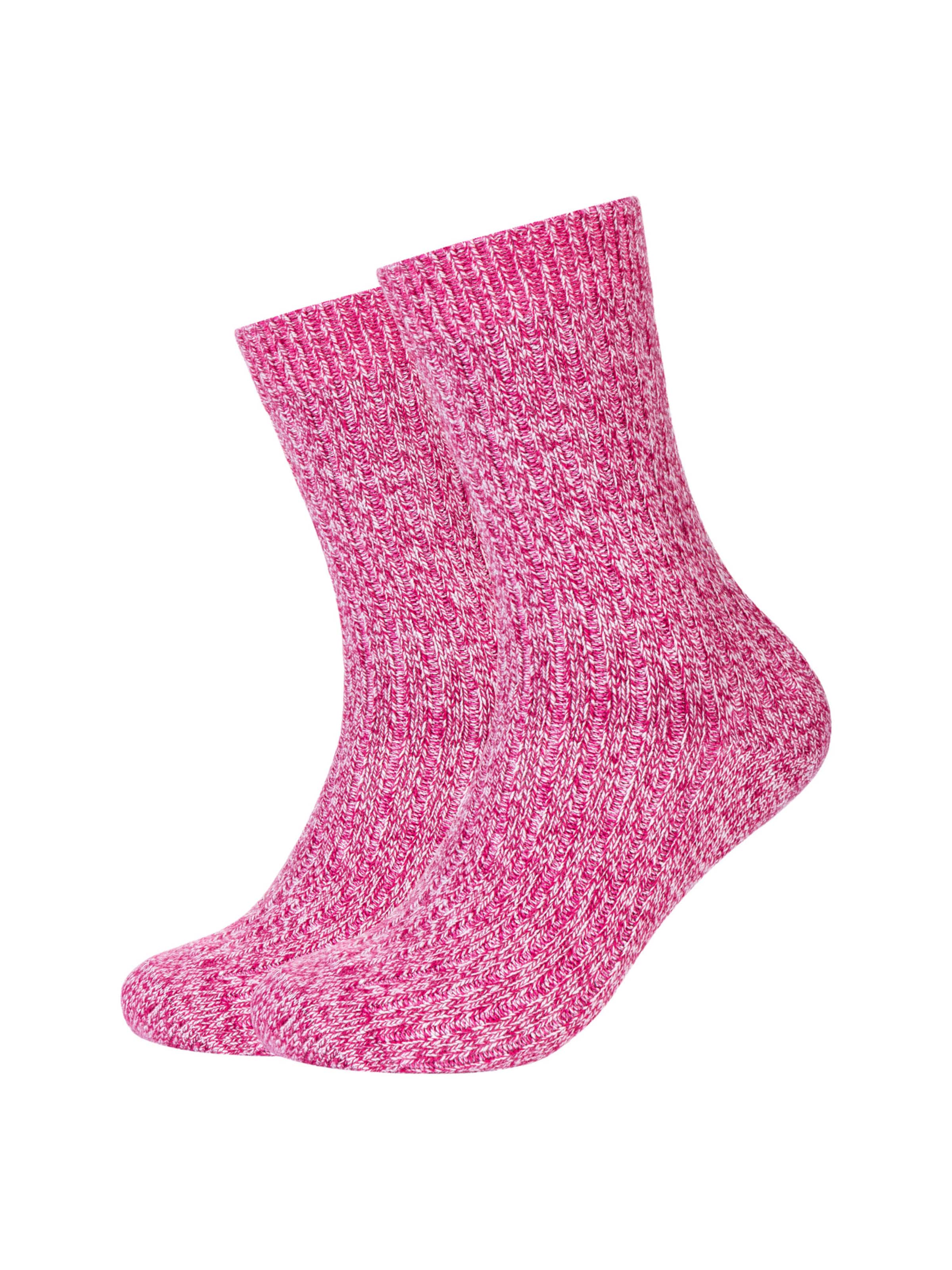 camano Socken in Pink: Vorderseite