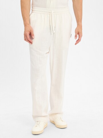 Pegador Regular Broek 'Lavus' in Wit: voorkant