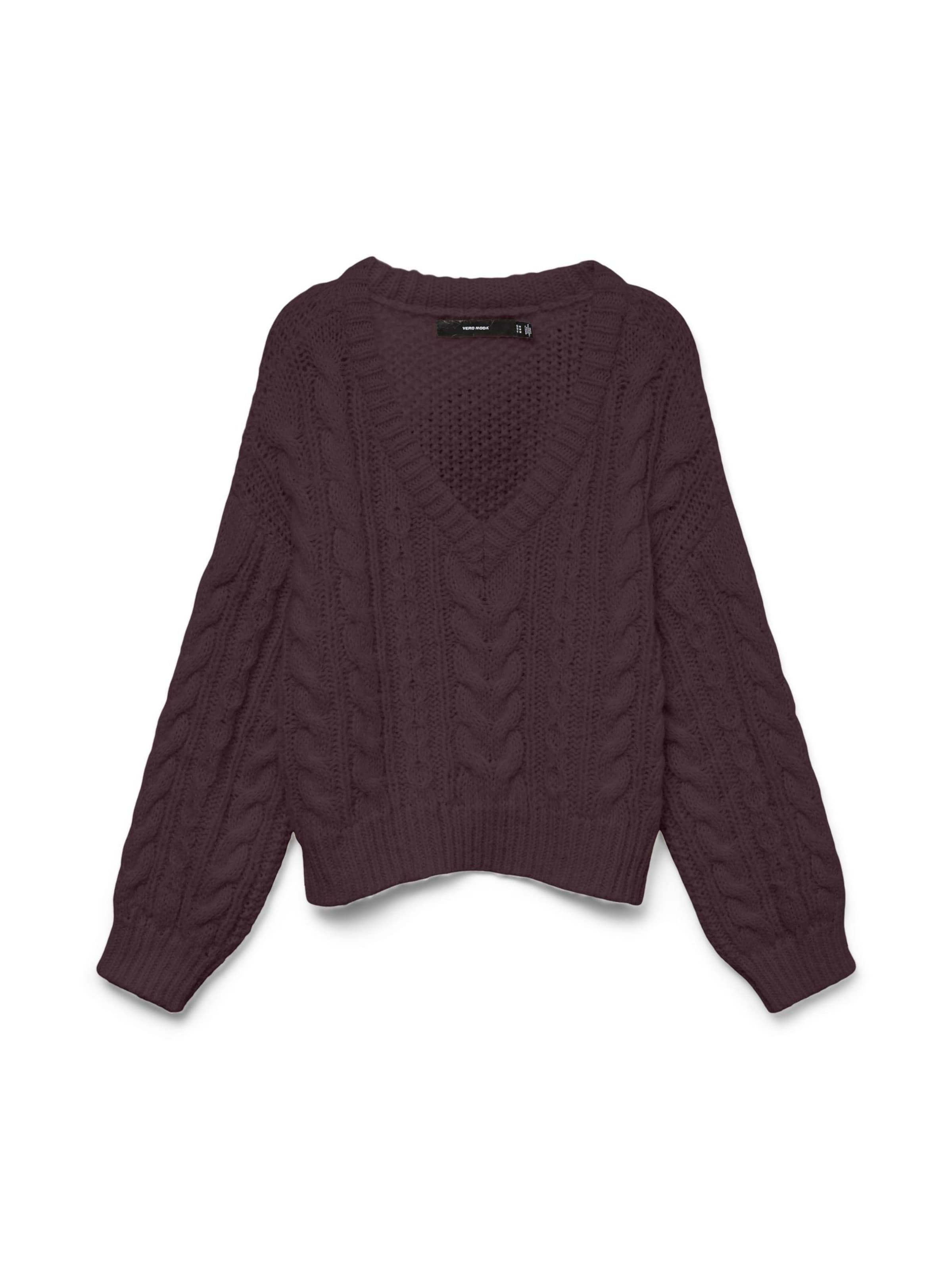VERO MODA Sweater 'DREAM' in Brown: front