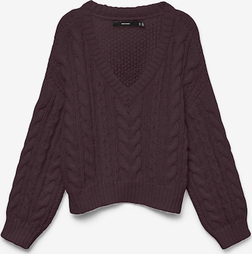 VERO MODA Sweater 'DREAM' in Brown: front
