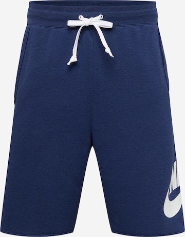 mėlyna Nike Sportswear Standartinis Kelnės: priekis