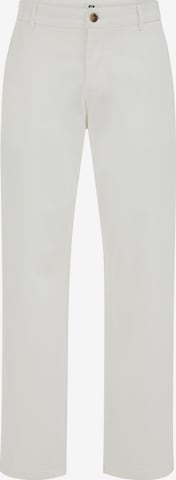 WE Fashionregular Chino hlače - bijela boja: prednji dio