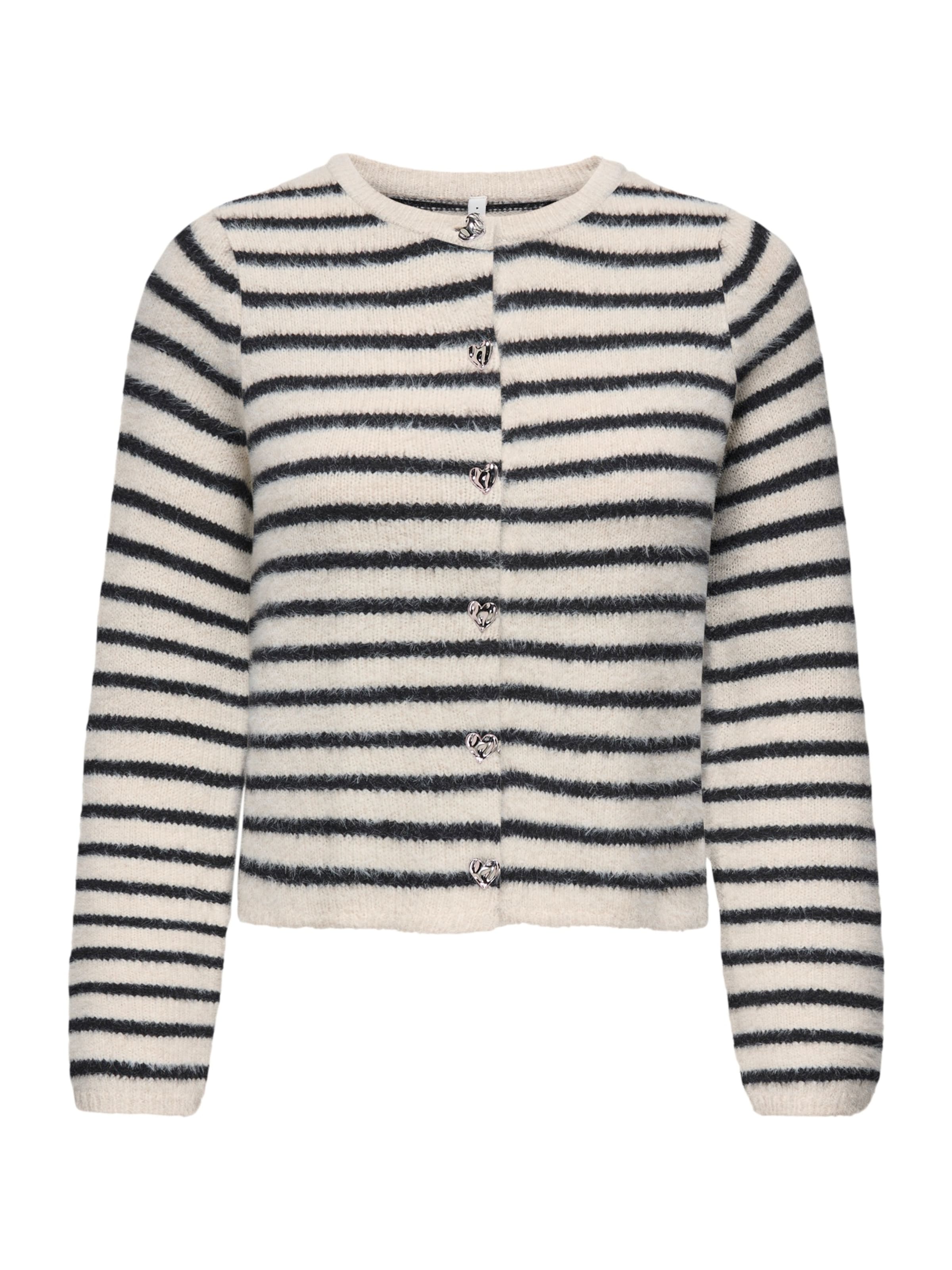 ONLY Kofta 'ONLKERRY PIUMO' i XS i beige / svart, Produktvy