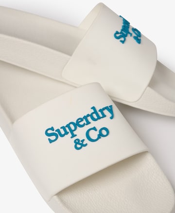 Superdry & Co Badeschuh in Weiß