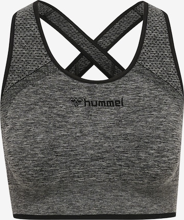 Hummel Bustier Sport-BH 'Una' in Schwarz: predná strana