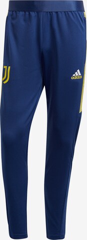 Tapered Pantaloni sportivi 'Juventus Turin' di ADIDAS PERFORMANCE in blu: frontale