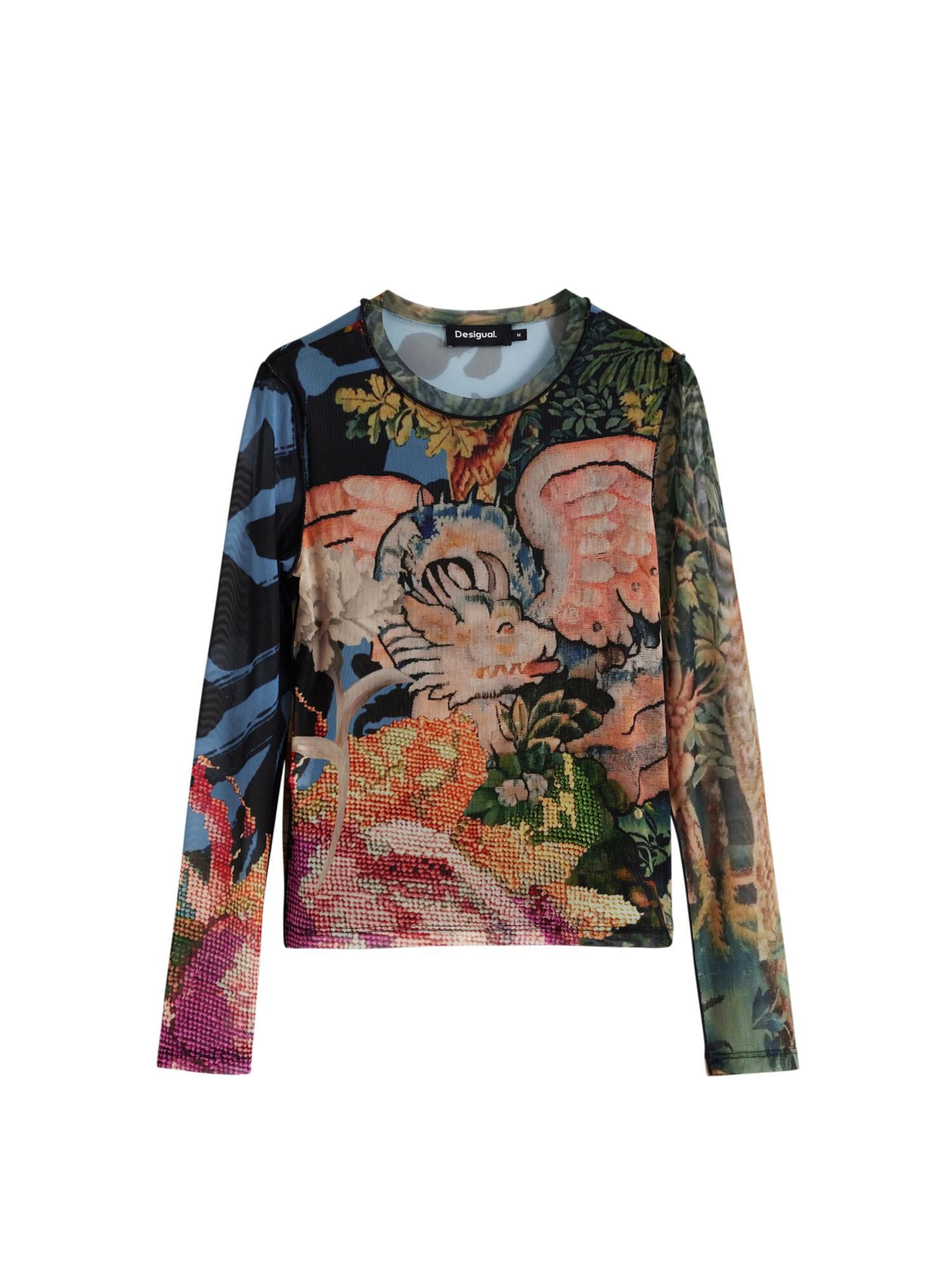 Desigual Shirts 'by Mr. Christian Lacroix' i blå: forside