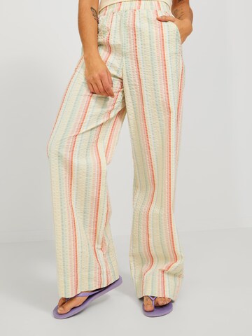 Wide Leg Pantalon JJXX en beige : devant