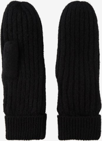 PIECES Mittens 'Jeslin' in Black: front