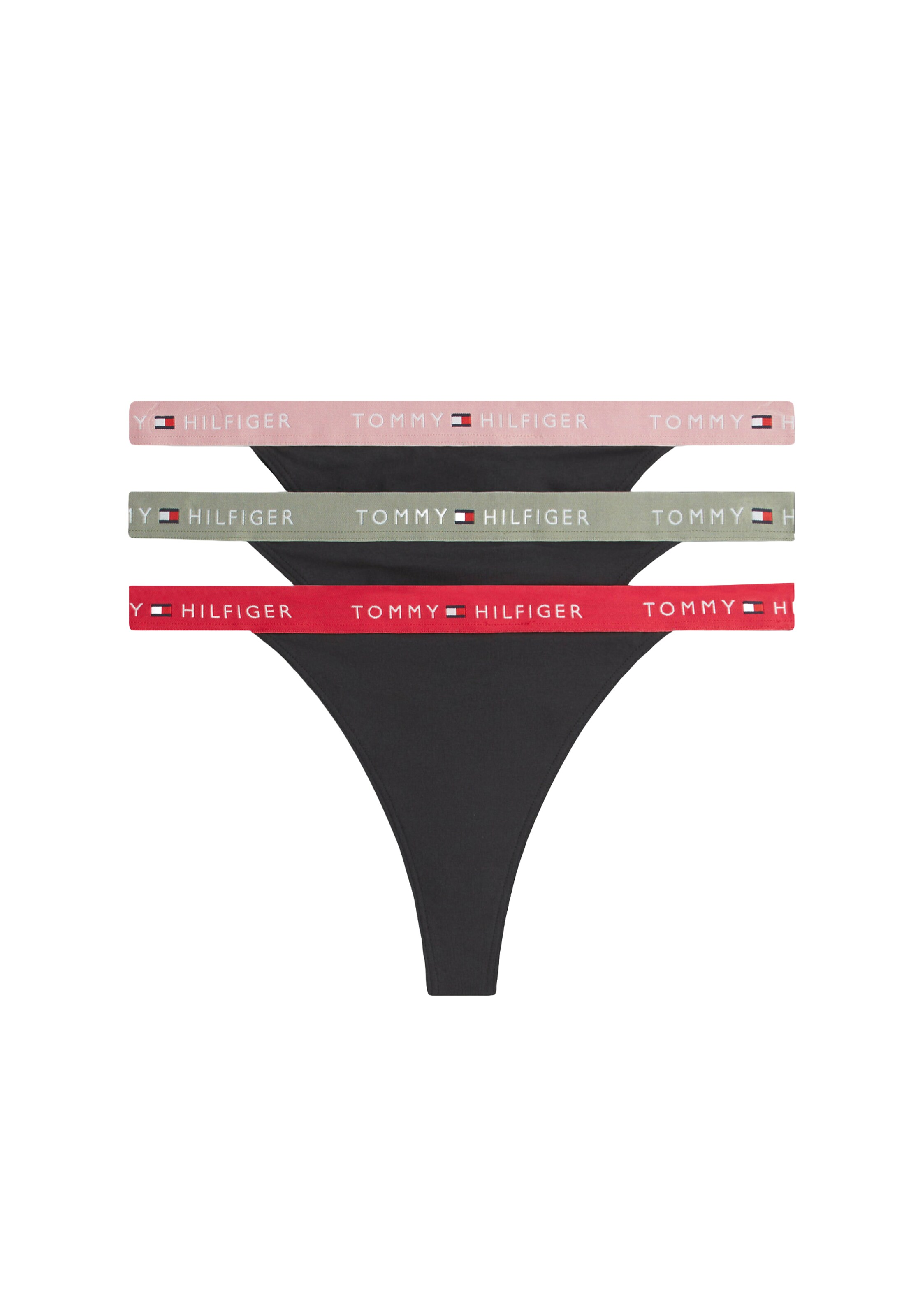 juoda Tommy Hilfiger Underwear Siaurikės: priekis
