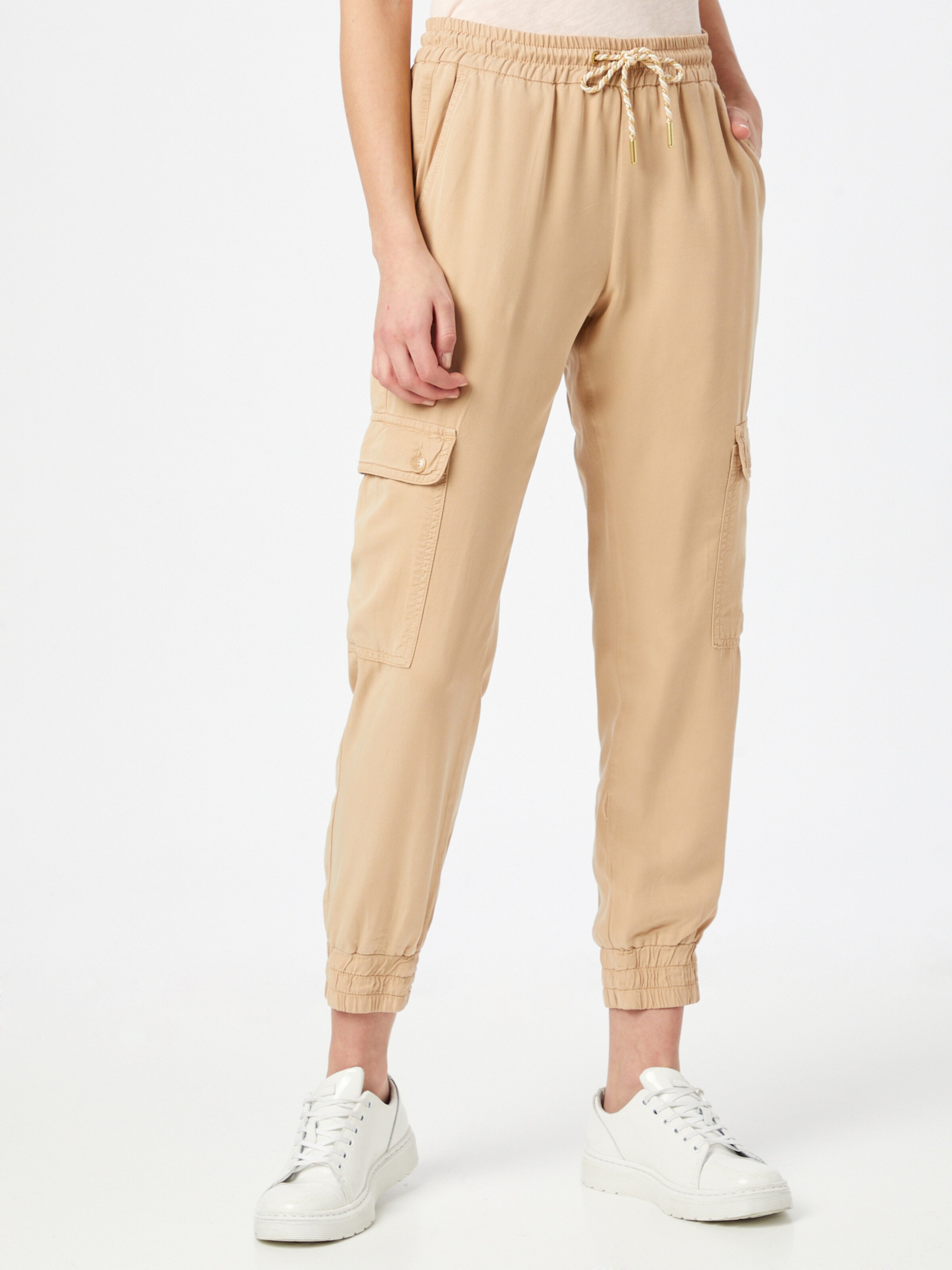 Rich \u0026 Royal Cargo Pants in Beige 